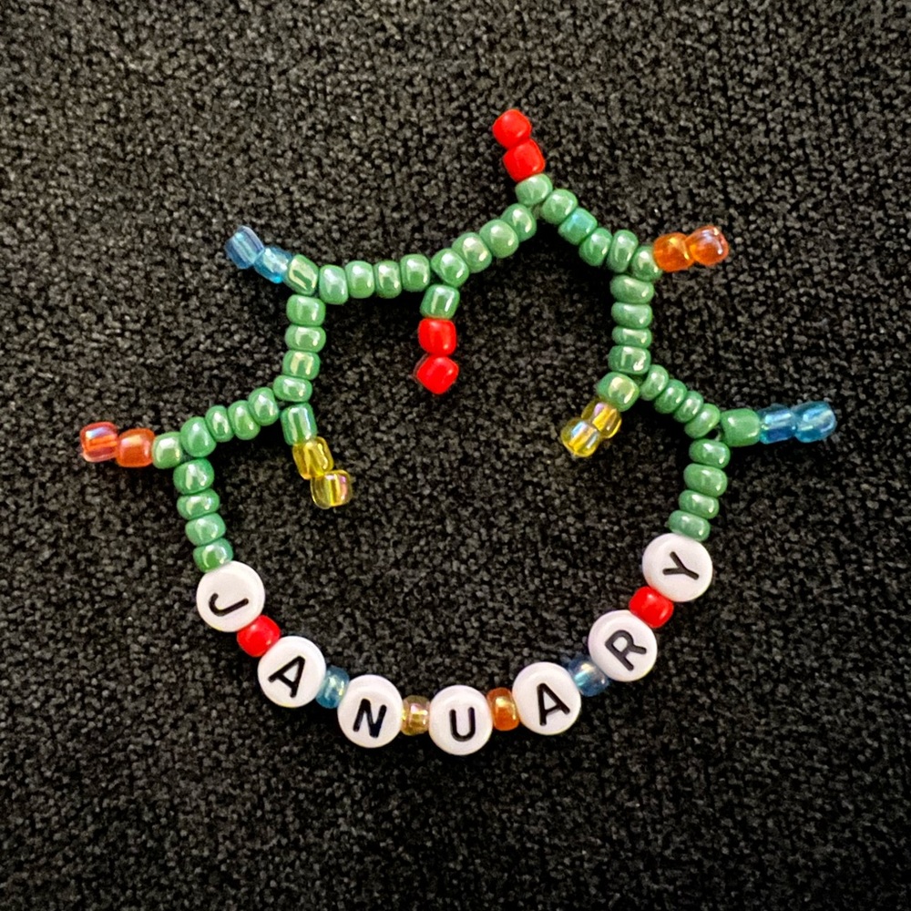 Taylor Swift January friendship bracelet